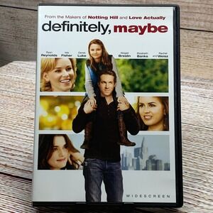Definitely Maybe [2008 DVD Widescreen] Ryan Reynolds Abigail Breslin RomCom